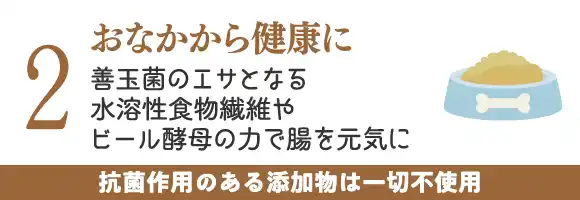 おなかから健康に～善玉菌のエサとなる水溶性食物繊維やビール酵母の力で腸を元気に